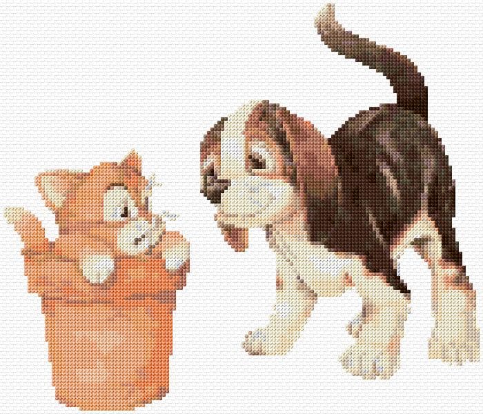 Misunderstanding free cross-stitch pattern