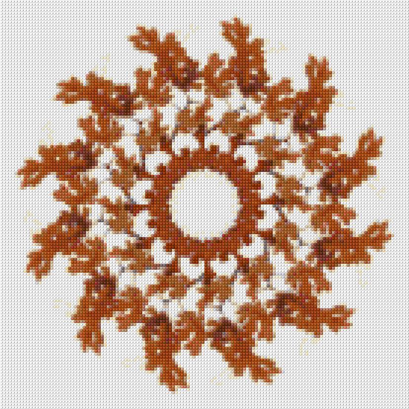 Ornament 8 free cross-stitch pattern